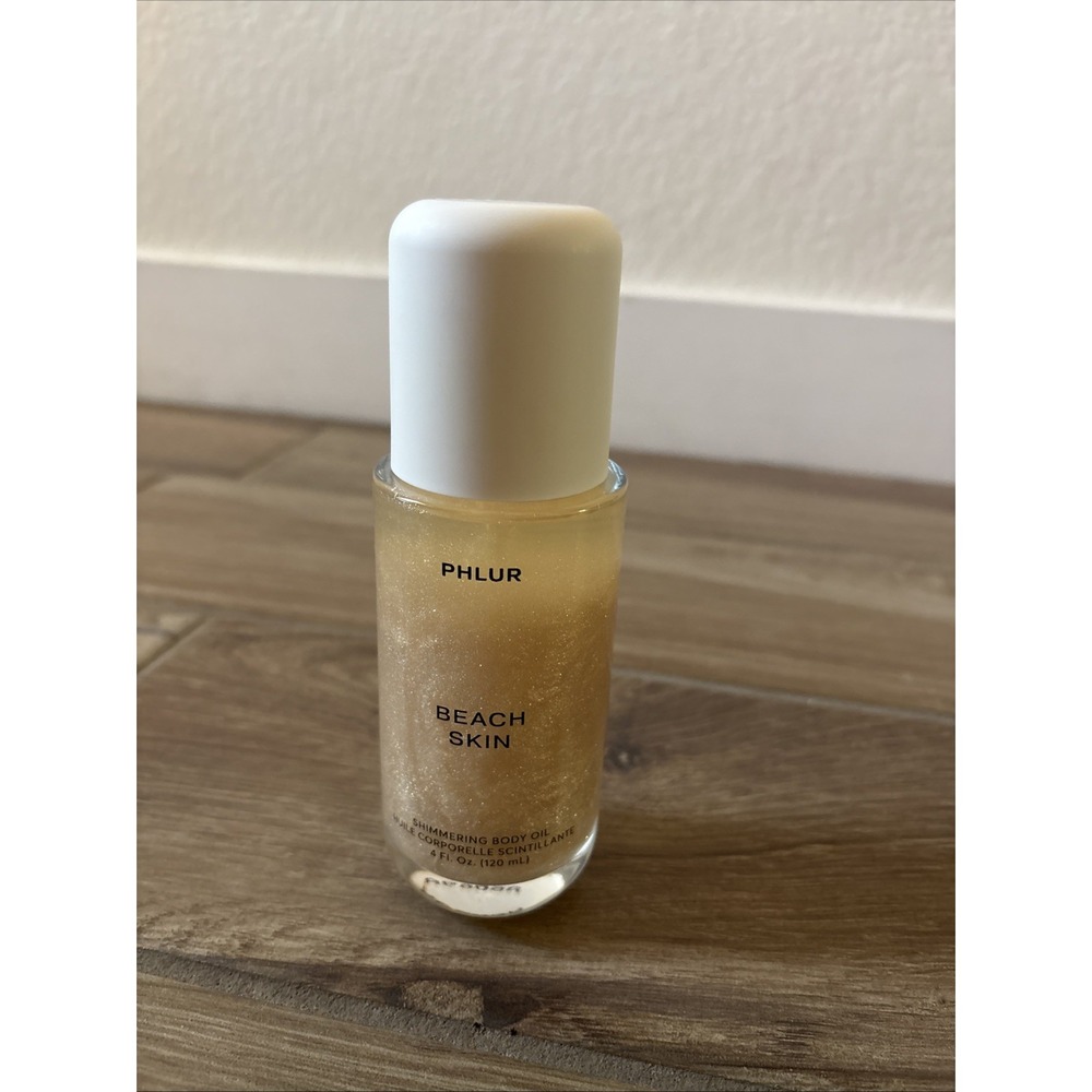PHLUR Beach Skin Shimmering Body Oil 4 Fl Oz Hydrating Glow Moisturizer New